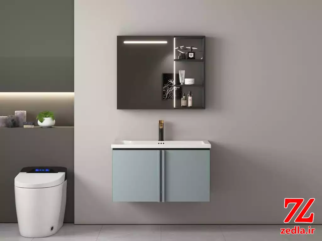 کابینت روشویی پی‌وی‌سی، چوب یا ام‌دی‌اف